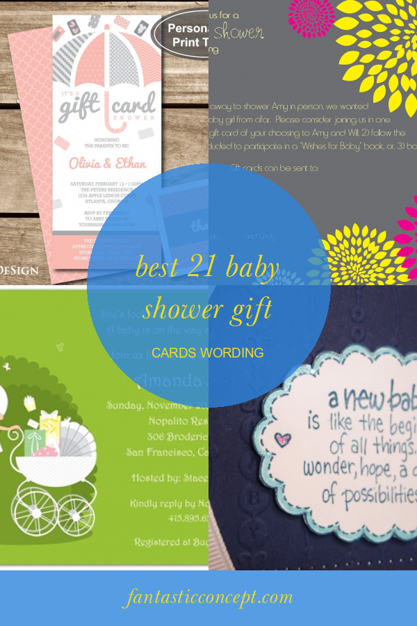 Best 21 Baby Shower Gift Cards Wording Home, Family, Style and Art Ideas